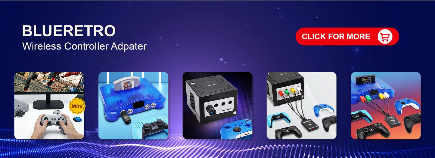 RetroScaler BlueRetro Wireless Controller Adapter – Nintendo 64 to PS3, PS4, PS5, 8BitDo Ultimate