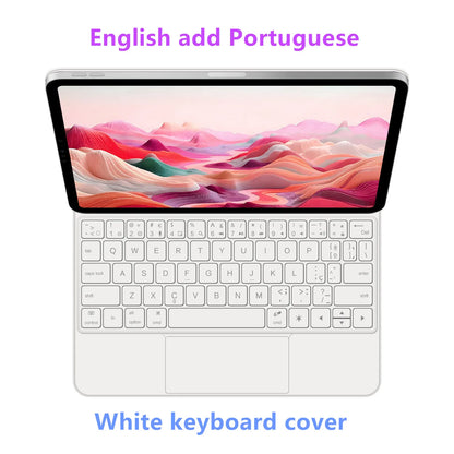 Backlit Magic Keyboard Case for iPad — Multi-Touch Smart Keyboard Folio for 11" iPad 11th Gen & 10.9" iPad 10th Gen