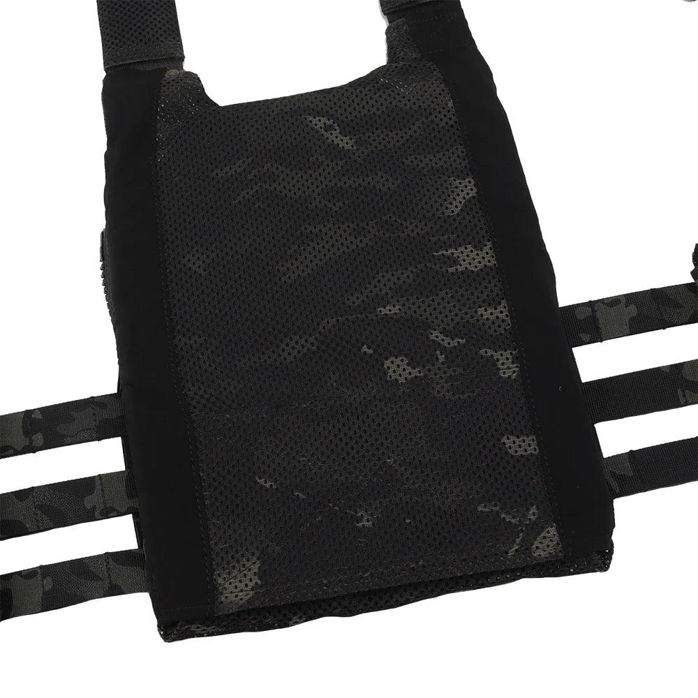 Tactical Vest LV119 Plate Carrier Set – Lightweight OTB Maritime Airsoft Hunting Vest with Underbelly Bag & Triple Mag Pouch