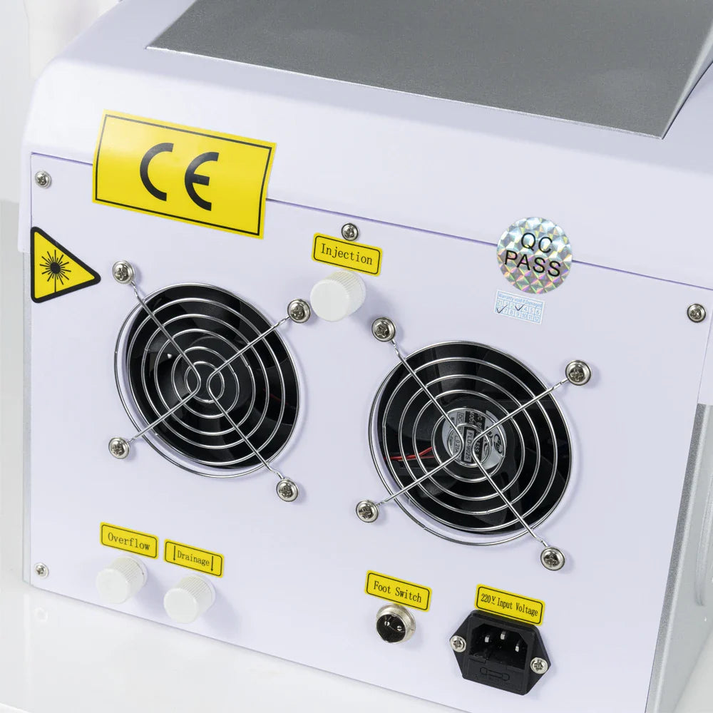 Q-Switch ND YAG Laser Machine – Tattoo & Eyebrow Removal, Mole & Freckle Whitening (532nm 755nm 1064nm)