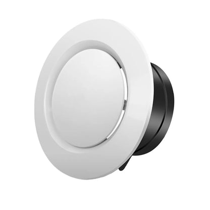 75-200mm ABS Ceiling Air Vent Grille – Adjustable Hot Air Diffuser Cover for Home Improvement