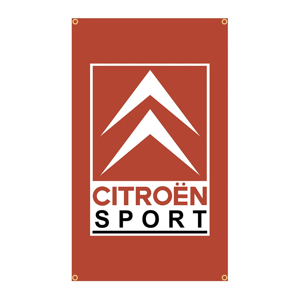 90x150cm Citroens Sport Racing Flag – Polyester Printed Garage & Outdoor Decoration Banner Tapestry