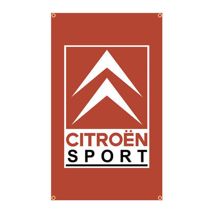 90x150cm Citroens Sport Racing Flag – Polyester Printed Garage & Outdoor Decoration Banner Tapestry