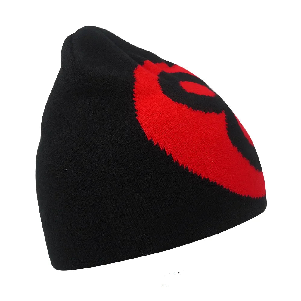 Y2K Letter Knitted Beanie Cap – Unisex Winter Autumn Warm Ski Skullcap, Hip Hop Streetwear Ear Cover Hat for Men & Women