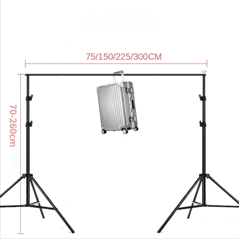 Green Screen Chromakey Photography Backdrops | Polyester Cotton Cloth | Photo Studio Stand Included | Ideal for Live Shoots - 3X6M