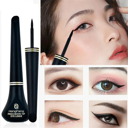 Black Liquid Eyeliner Pencil – Natural Smooth, Waterproof, Quick-Dry, Non-Smudging & Long-Lasting Eye Makeup