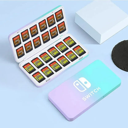 DATA FROG 24-in-1 Game Card Case – Hard Shell Storage Box for Nintendo Switch/Lite/OLED Accessories