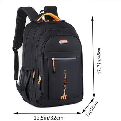 Ladies’ Korean-Style Backpack — Trendy Large Capacity Student Travel Bag for High School & Middle School