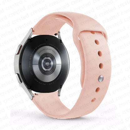 20mm/22mm Silicone Watch Strap – Compatible with Samsung Galaxy Watch 7/6/4 Classic, 5 Pro, 3, Active 2, Gear S3 & Huawei GT 2e/3/4 Bands