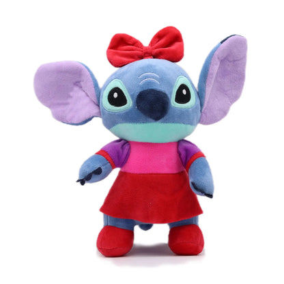 Authentic Disney Stitch Plush Toy 20-25CM - Lilo & Stitch Stuffed Kawaii Pillow Doll for Kids Birthday Gift