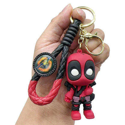 Marvel Avengers Keychain - Spiderman, Iron Man, Captain America, Thor, Batman Keyring - Perfect Gift for Friends