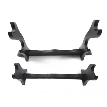Large Wooden Sword Display Stand - 1/2 Layer Rack for Katana, Wakizashi, Tanto & Wand