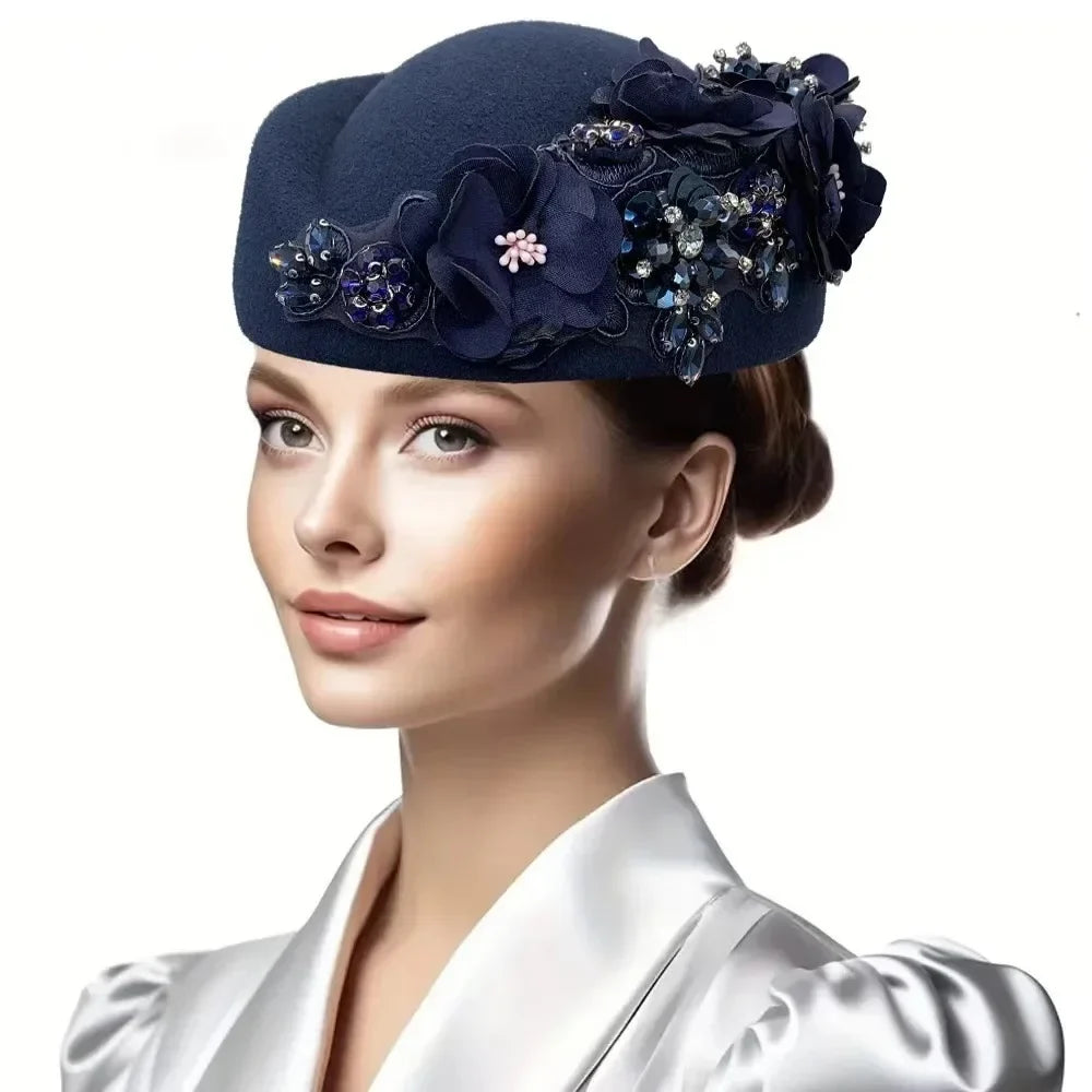 African Turban Headtie Hat - Floral Soft Head Wrap for Women, Church, Party & Casual Wear