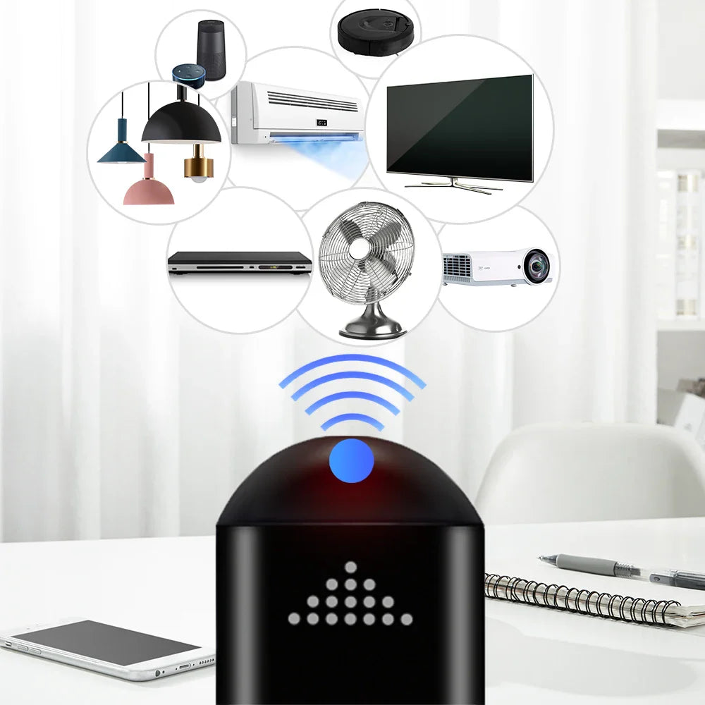 Universal Mini Infrared Transmitter for iOS Smartphones - Smart Remote Controller Replacement for TV, Air Conditioner, Fan, Camera, and More