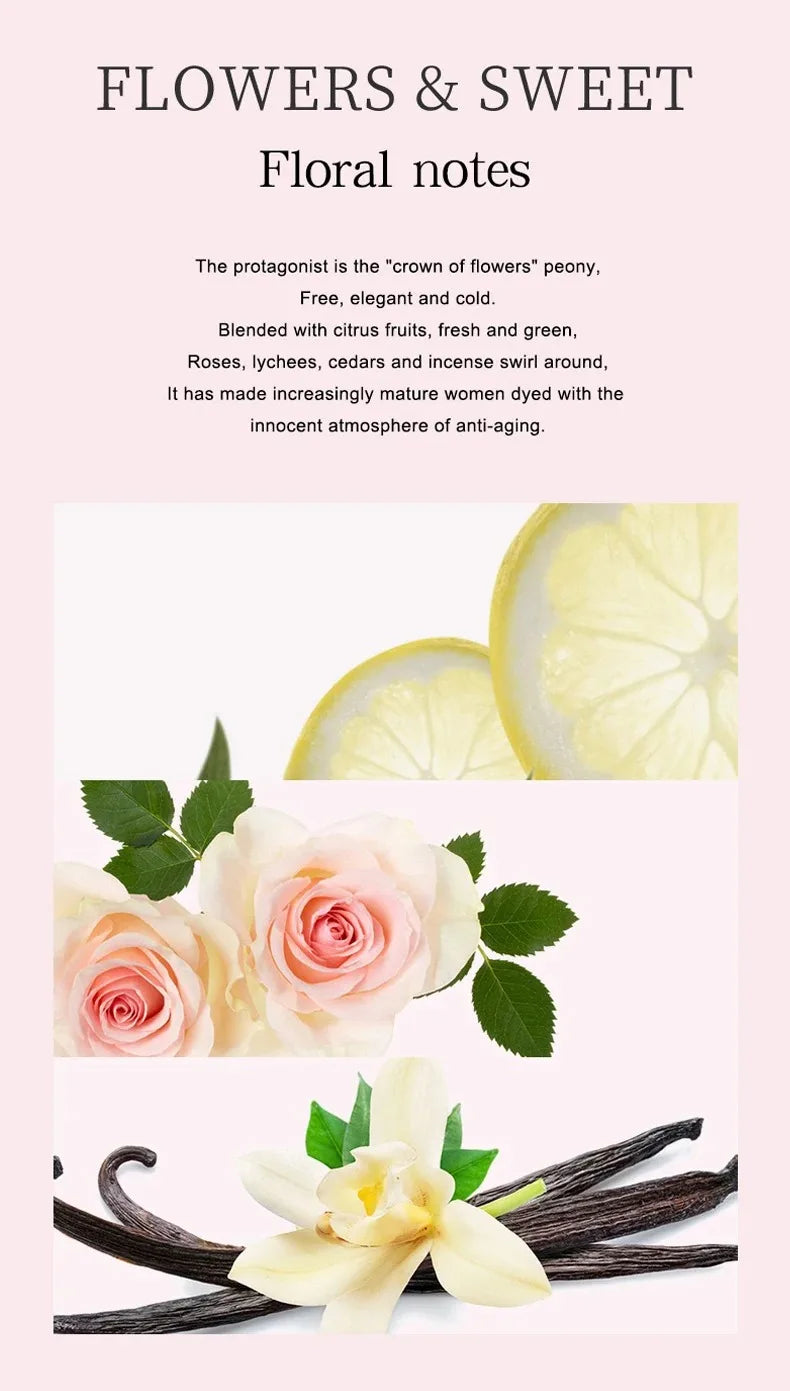 Women’s Original Long-Lasting Floral Perfume – 75ml Eau De Toilette Pheromone Spray Gift