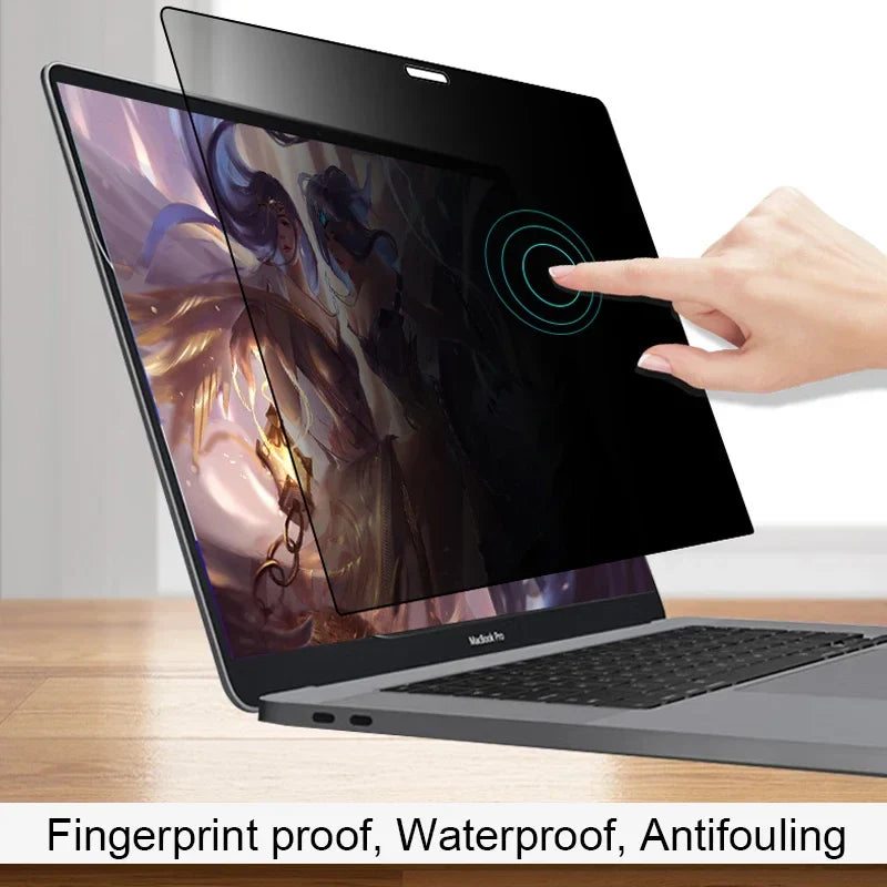 Laptop Privacy Screen Protector for MacBook — Anti-Spy, Anti-Glare Filter for Air 13/13.6/15" & Pro 14/16" (M1 & M2)