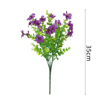 Artificial Eucalyptus Flowers - Faux Greenery Bouquet for Weddings, Home Decor & Vase Arrangements