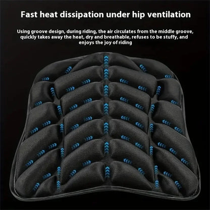 Universal Motorcycle Seat Cushion - Thick Shock-Absorbing Heat-Insulating Comfort Pad