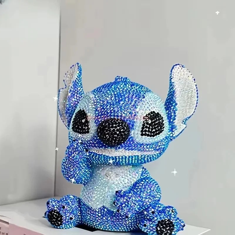 Hot Sale DIY Anime Piggy Bank – Cartoon Melody & Hello Kitty Diamond Stick Figurine Model Gift Statue Doll