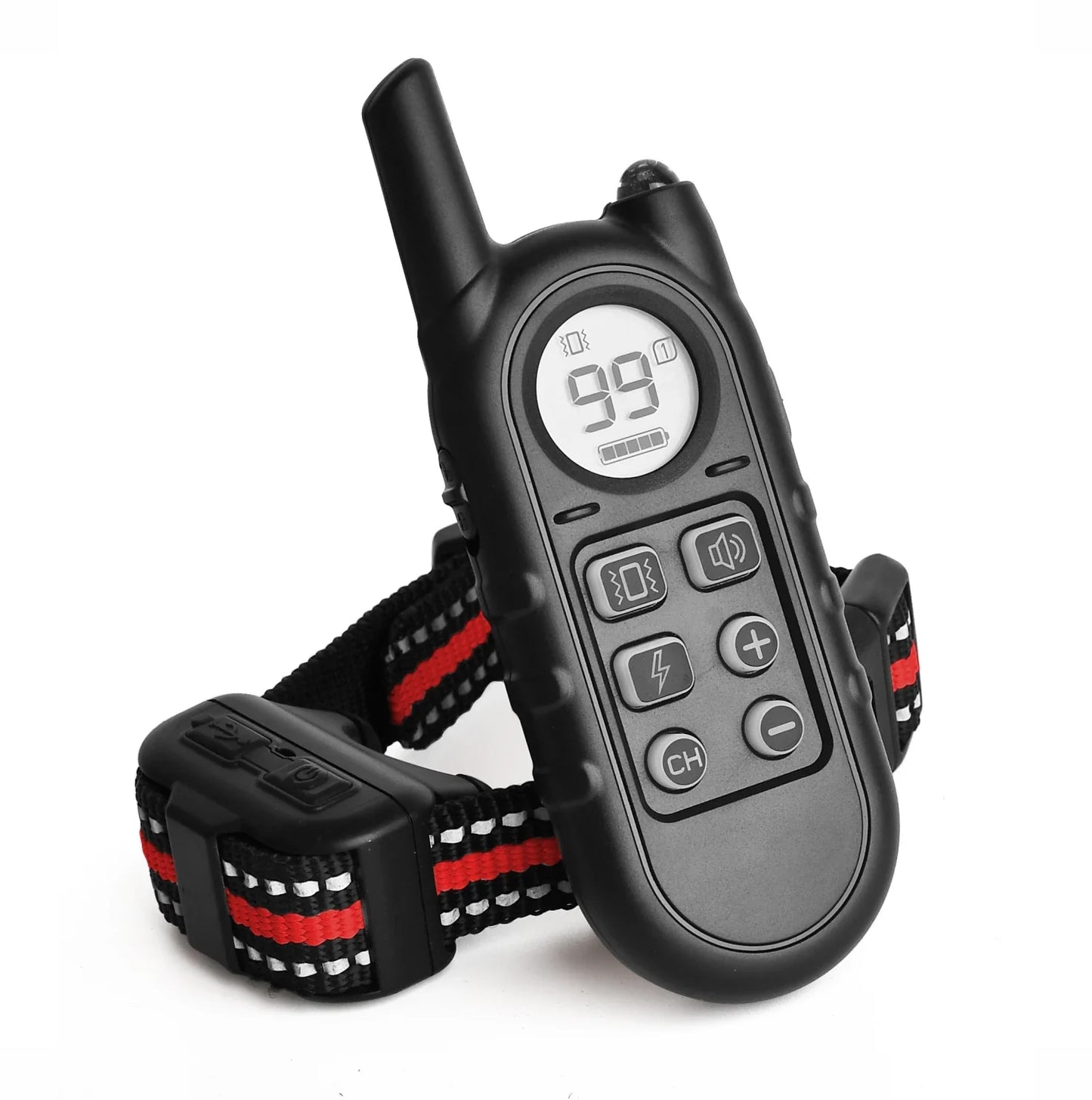 Rechargeable Anti-Bark Training Collar for Small Dogs 5–15 lbs – Ultra-Light Electric Behavior Correction Dog Collar
