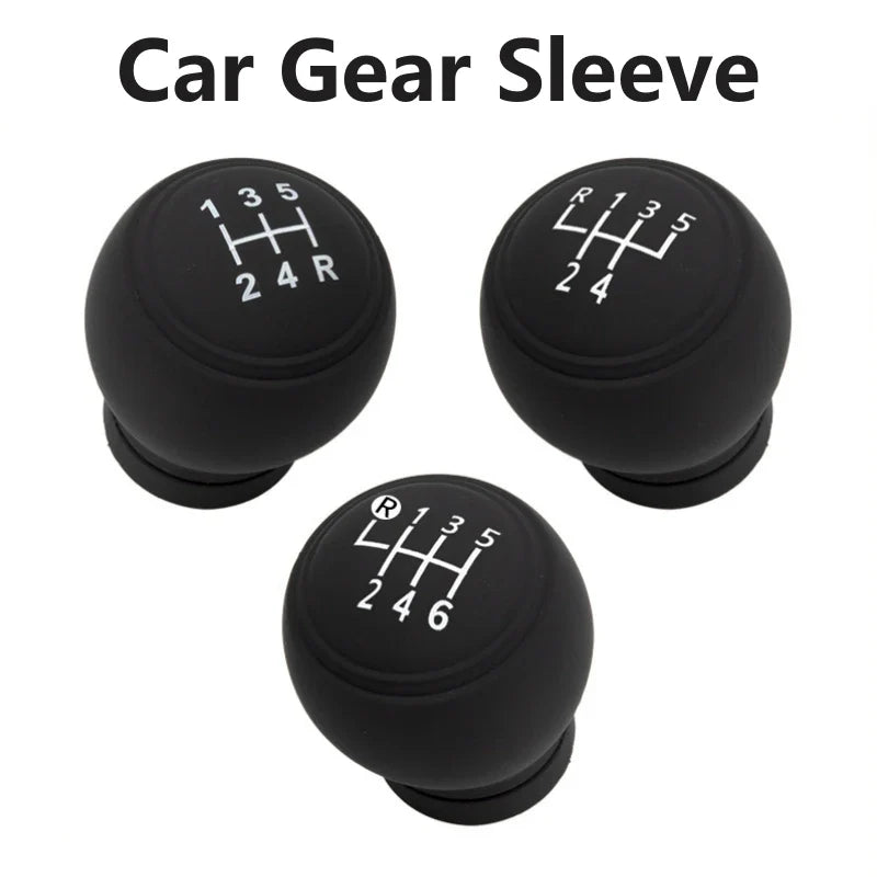 Universal Silicone Gear Shift Knob Cover – Dustproof, Waterproof, Nonslip Manual Shifter Protector