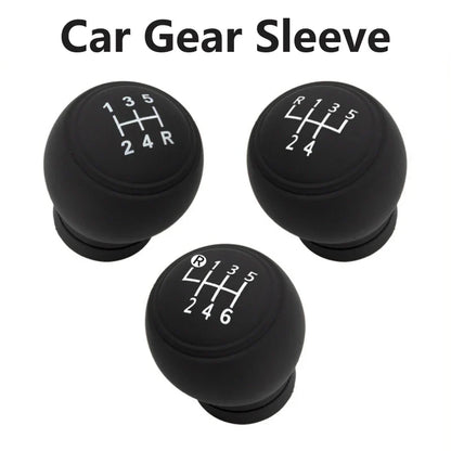 Universal Silicone Gear Shift Knob Cover – Dustproof, Waterproof, Nonslip Manual Shifter Protector