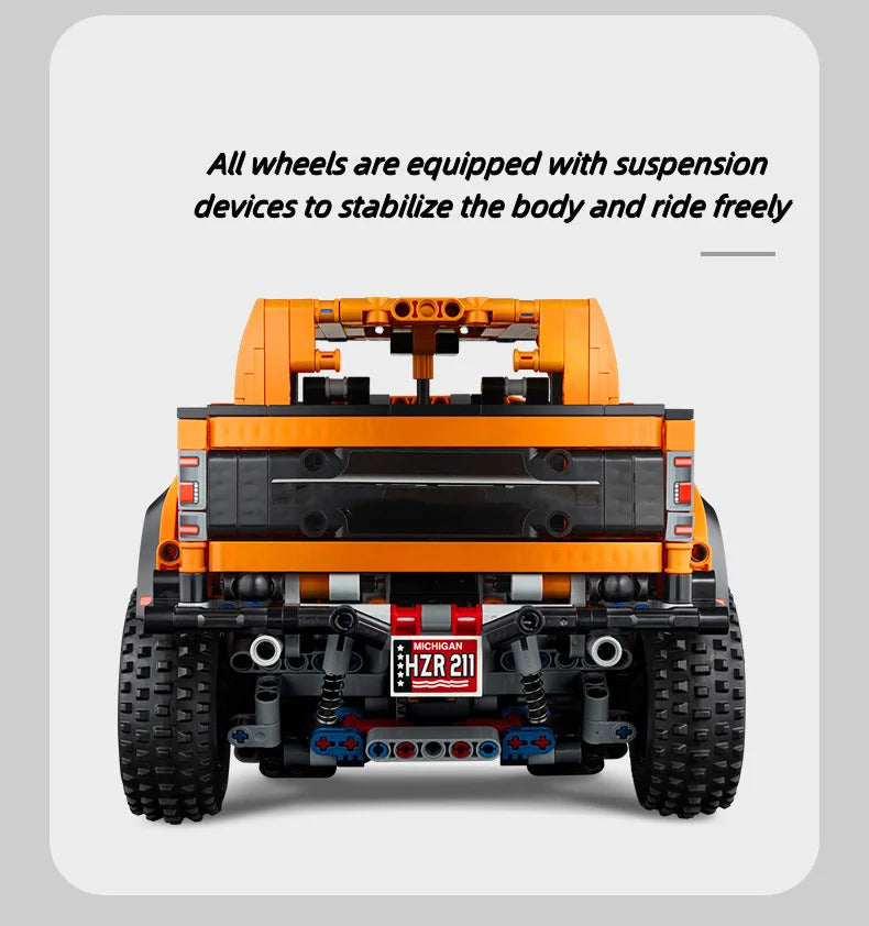 2024 New 1379PCS F-150 Truck Car Building Blocks – Off-Road Pickup Bricks MOC 42126 Toy for Kids, Boys Birthday Gifts