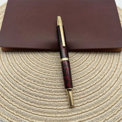 Jinhao 10 Limited Edition Gradient Fountain Pen — Retractable Press, EF/F Nib with Ink Converter, Writing Gift Pen