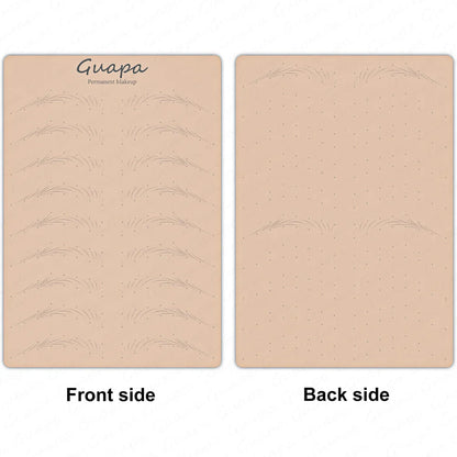 Microblading Practice Skin Sheets — Eyebrow Segment Tip Joint Texture for Semi-Permanent Makeup Training