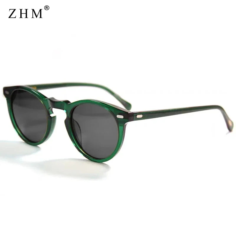 Retro Polarized Sunglasses — Small Round Vintage Shades for Men & Women