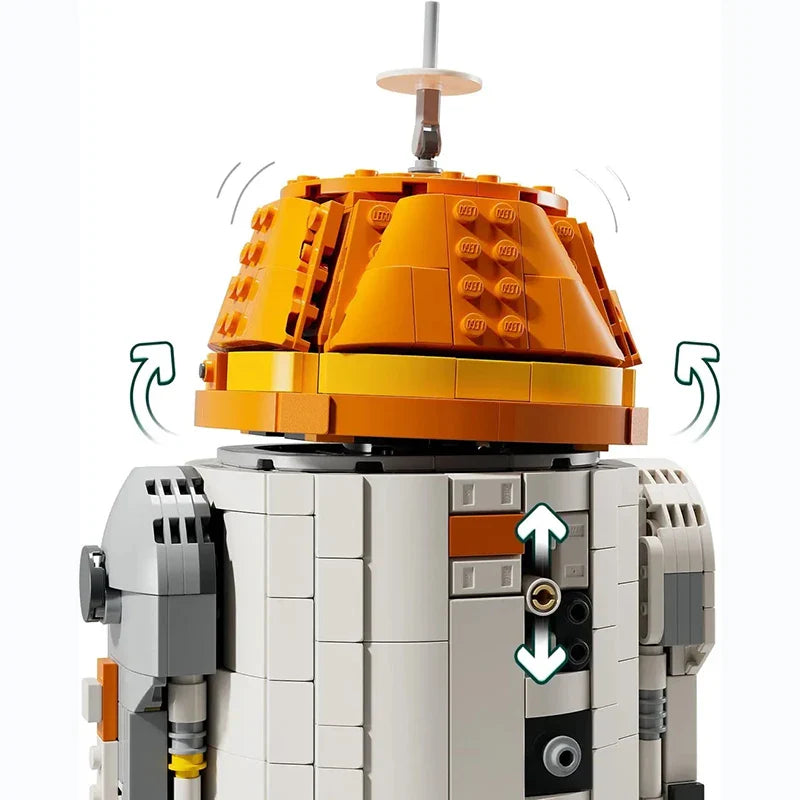 1039PCS Space War Building Blocks — Small Iron Astronaut & Robot Bricks Toy, Christmas & Birthday Gift