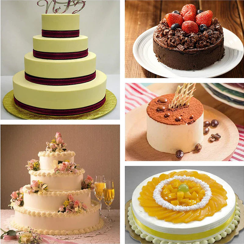 4–10 Inch Silicone Round Cake Pan Set – 2, 3, 4 Tier Heat-Resistant Cake Mold for Baking
