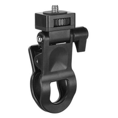Portable 1/4" Screw Mount Fill Light Holder — Plastic Clip for Camera, Mobile & Computer Flash
