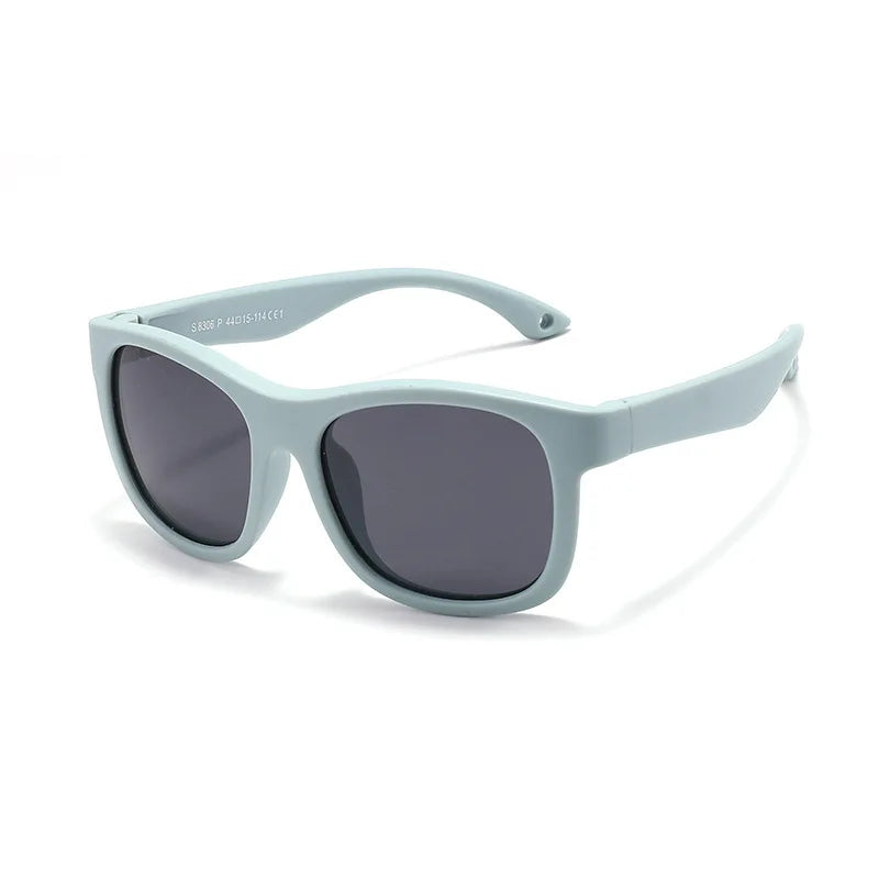 2025 Polarized Kids Sunglasses – UV400 Infant & Toddler Shades with Soft Frame and Safety Cord for Ages 1–3