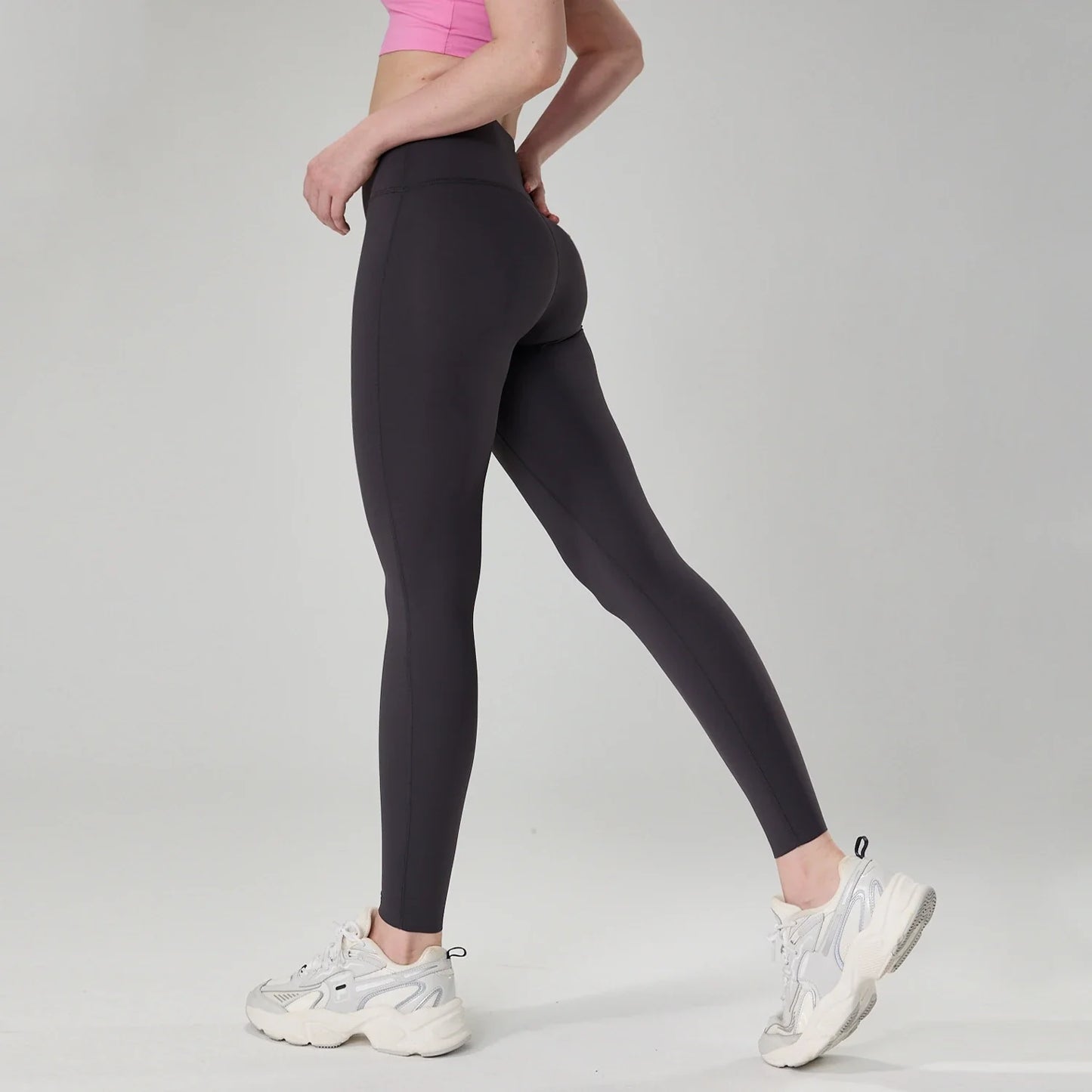 Women’s Lycra Four-Way Stretch Yoga Pants – High Waist Seamless Sports Leggings, T-Line Free Gym Fitness Wear