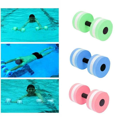 Multicolor EVA Water Dumbbells – Floating Pool Exercise Aquatic Fitness & Aerobic Training Equipment