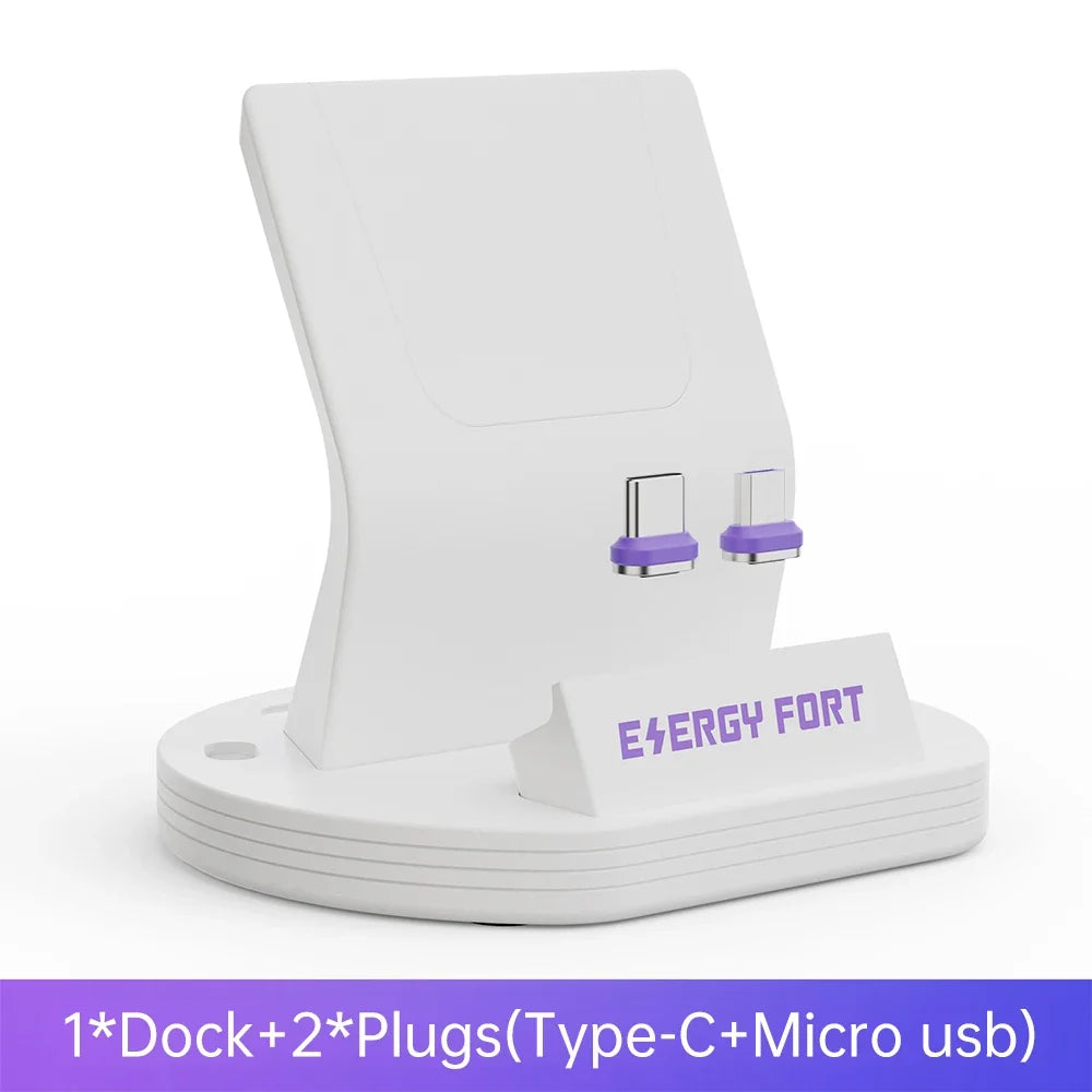 Samsung Galaxy Type-C Magnetic Charging Dock - Compatible with A15, A16, A55, A57, Xiaomi Redmi, iPhone & Google Devices