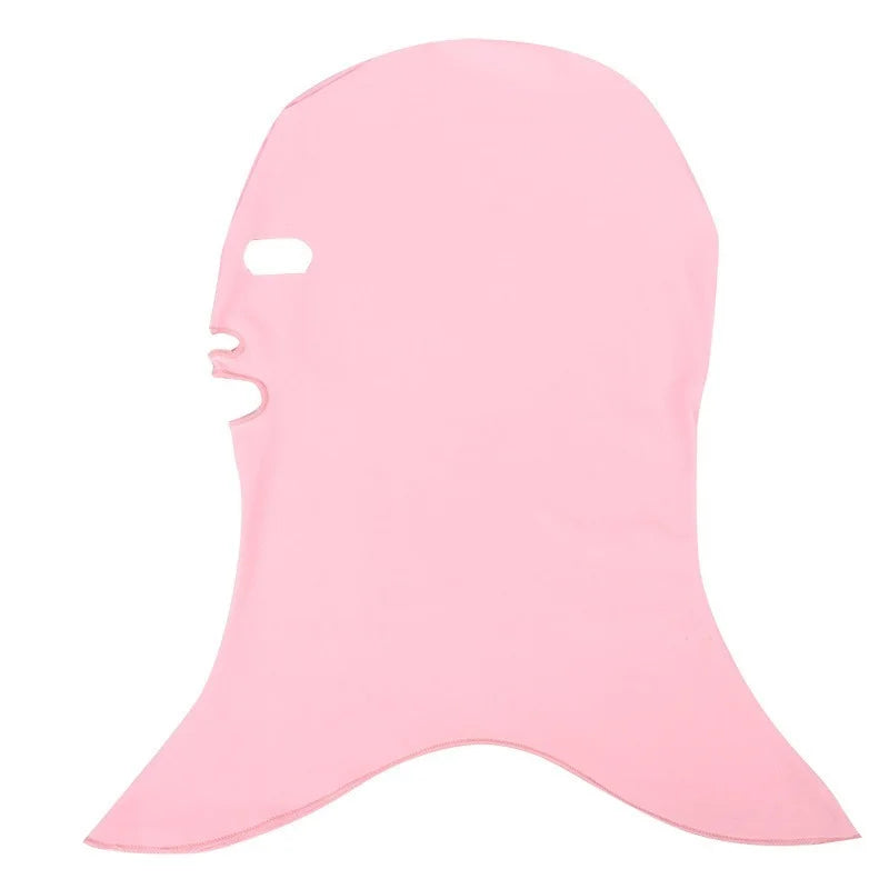 3-Hole Full Face Swim Mask - Unisex Summer Balaclava for Swimming, Surfing & Beach Sun Protection