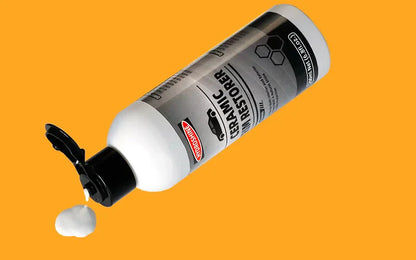 Hydroshine Ceramic Trim Restorer Gel — Plastic, Vinyl & Rubber Dressing for Interior Detailing, Leather Care & Car Protection