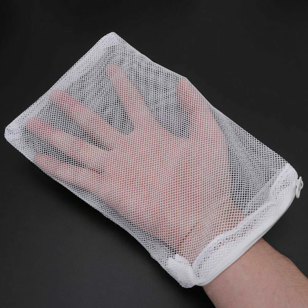 5/10Pcs Reusable Aquarium Filter Media Bags – Fine Mesh Zipper Bags for Freshwater & Saltwater Fish Tanks