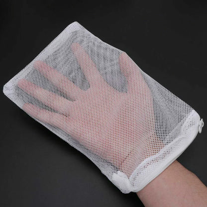 5/10Pcs Reusable Aquarium Filter Media Bags – Fine Mesh Zipper Bags for Freshwater & Saltwater Fish Tanks