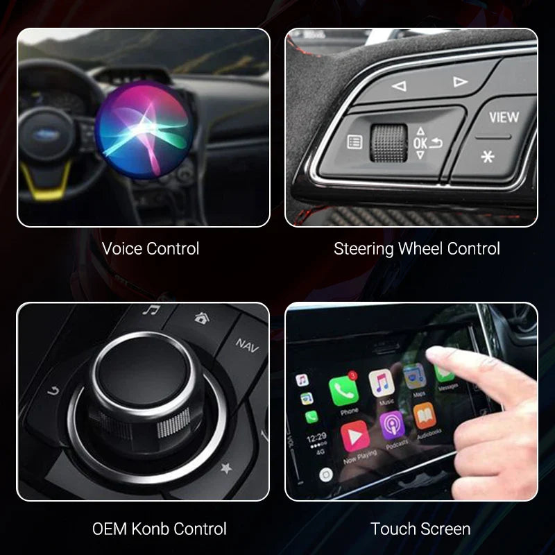 2025 Wireless CarPlay & Android Auto Adapter | 2-in-1 Smart Mini Box with WIFI & Bluetooth for Toyota, Volvo, Benz, MG, Kia, Mazda, Ford