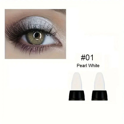 16 Colors Pearlescent Waterproof Eyeliner – Glitter, Long-Lasting & Non-Smudge Eye Makeup
