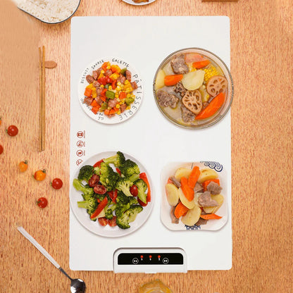 Electric Warming Tray – Adjustable Temperature Smart Silicone Heating Plate for Parties and Family Gatherings