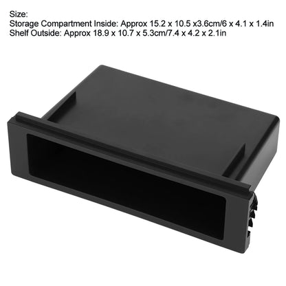 Car Auto 1Din Stereo Radio Dashboard Storage Box – Inner Organizer for Chevrolet Cruze Coupe 2-Door 6.2L 2016