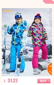 Children’s Winter Clothing Set – Baby Down Jacket Parka & Thick Snowsuit for Boys and Girls