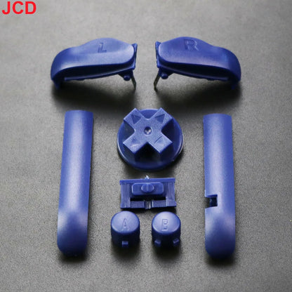 17-Color AB Buttons Keypad Set — High-Quality L/R Buttons & D-Pads for GameBoy Advance GBA with Power ON/OFF Buttons