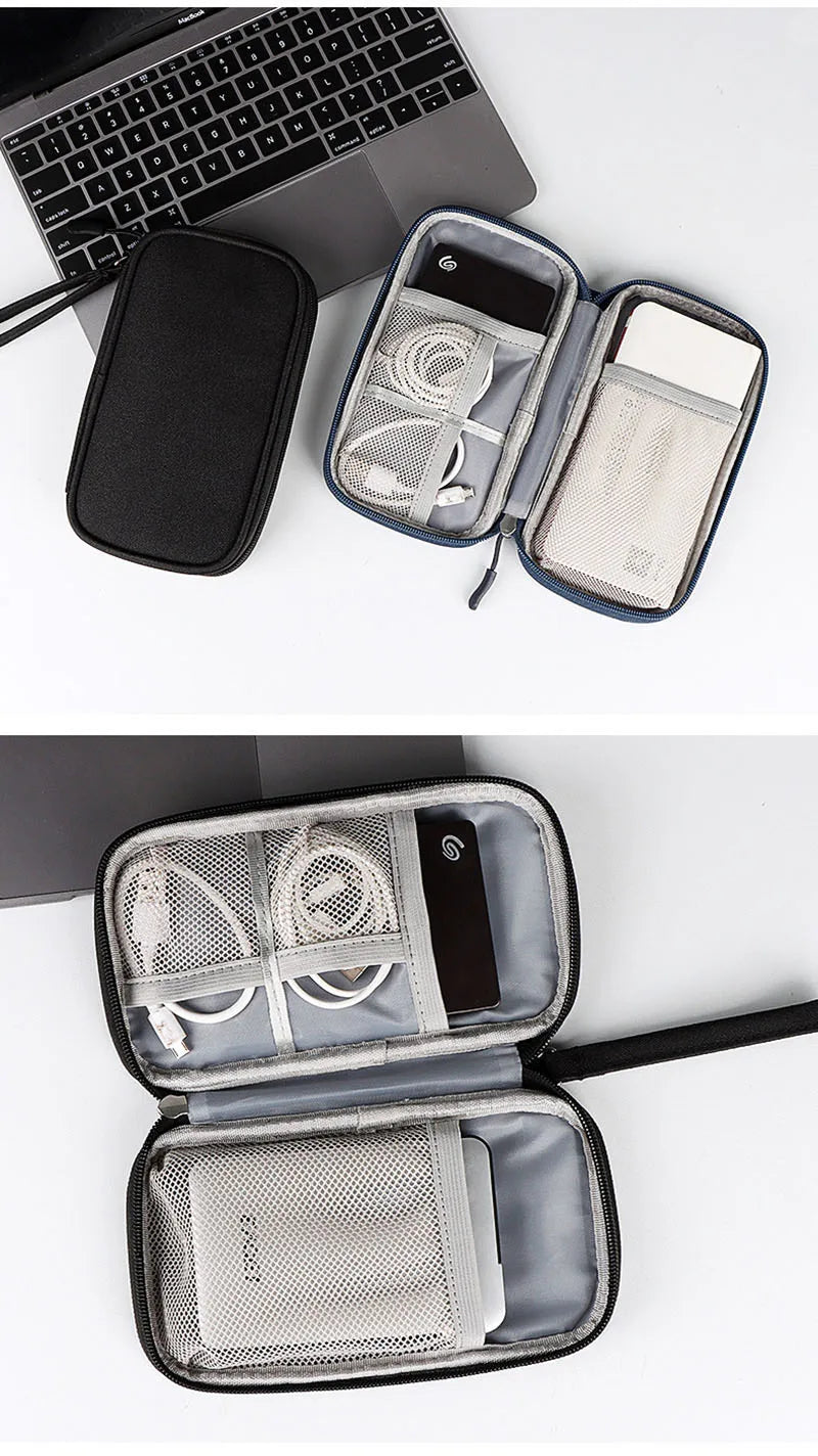 Waterproof Travel Cable Organizer Bag – Portable Digital Storage Pouch for Electronic Accessories