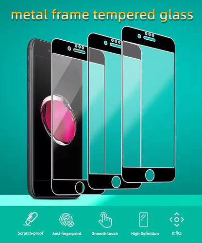 5PCS Tempered Glass Screen Protector for iPhone 7/8/6/6S Plus & SE 2020/2022