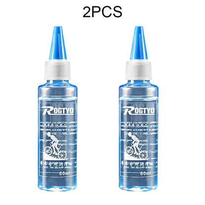 60ML Bicycle Chain Lubricant - Dry Lube Waxy Maintenance Oil for Long-Lasting Bike Chain Care, MTB & Road Bike Accessory